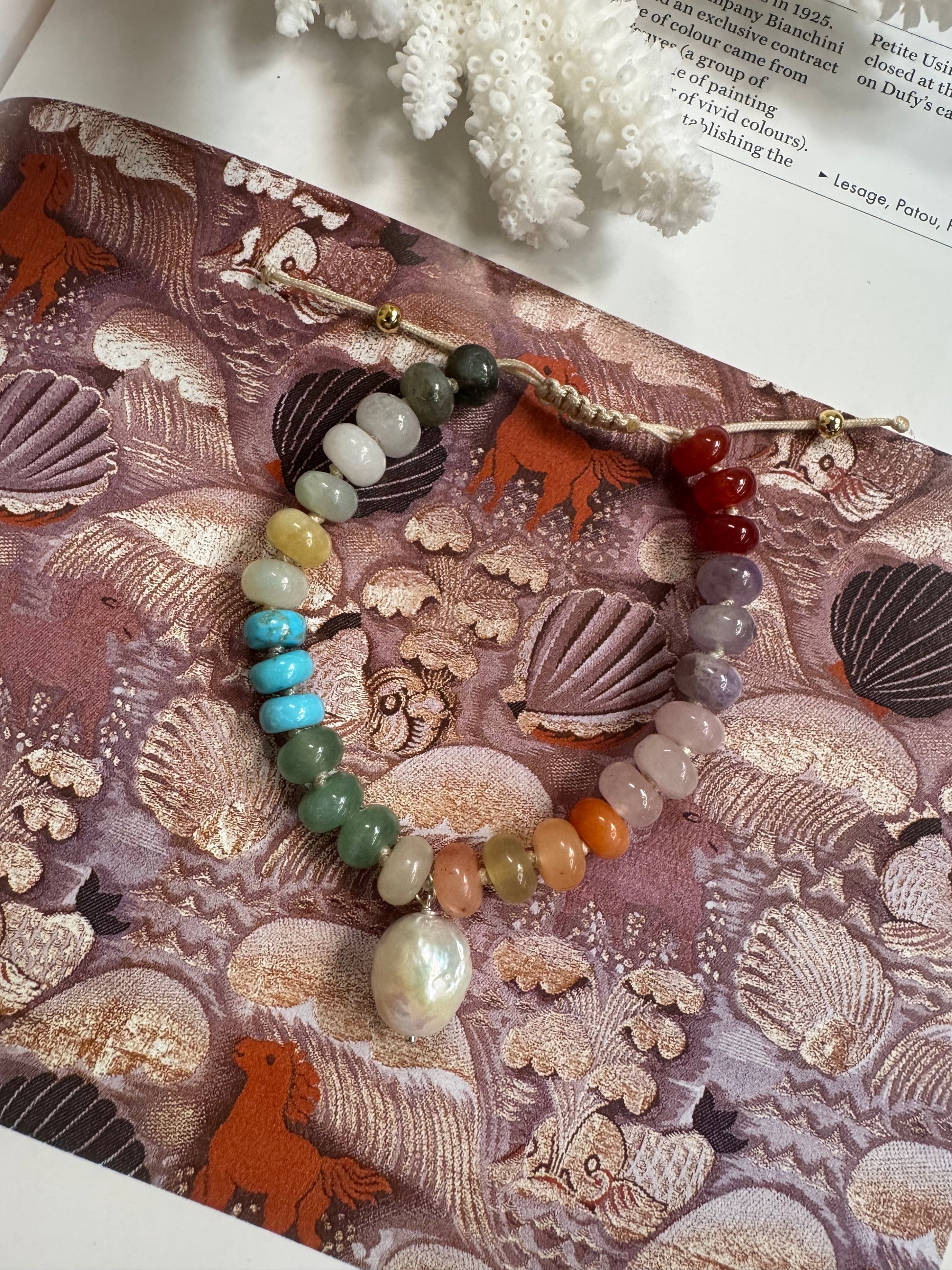 Global Wave Pearl Bracelet