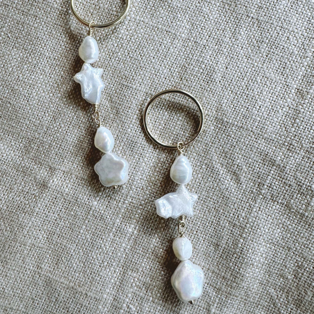 Baroque Freshwater Dangle Earrings