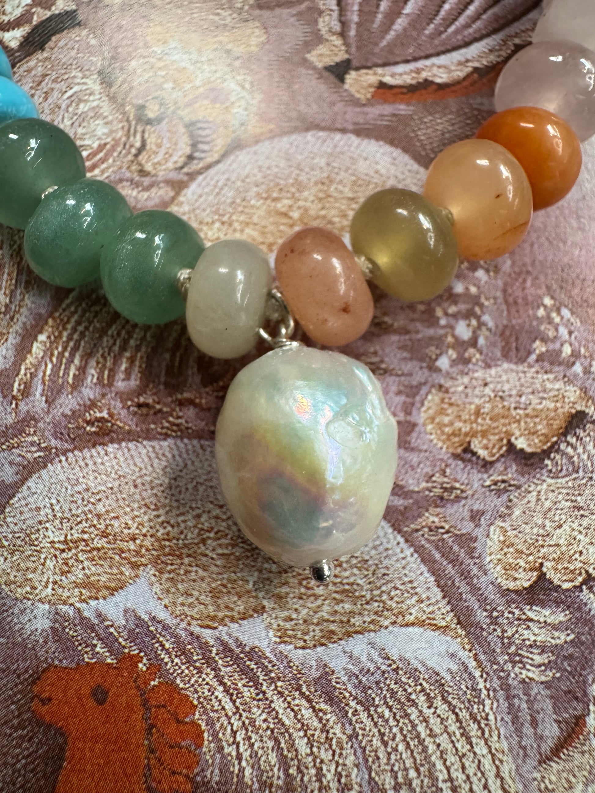 Global Wave Pearl Bracelet