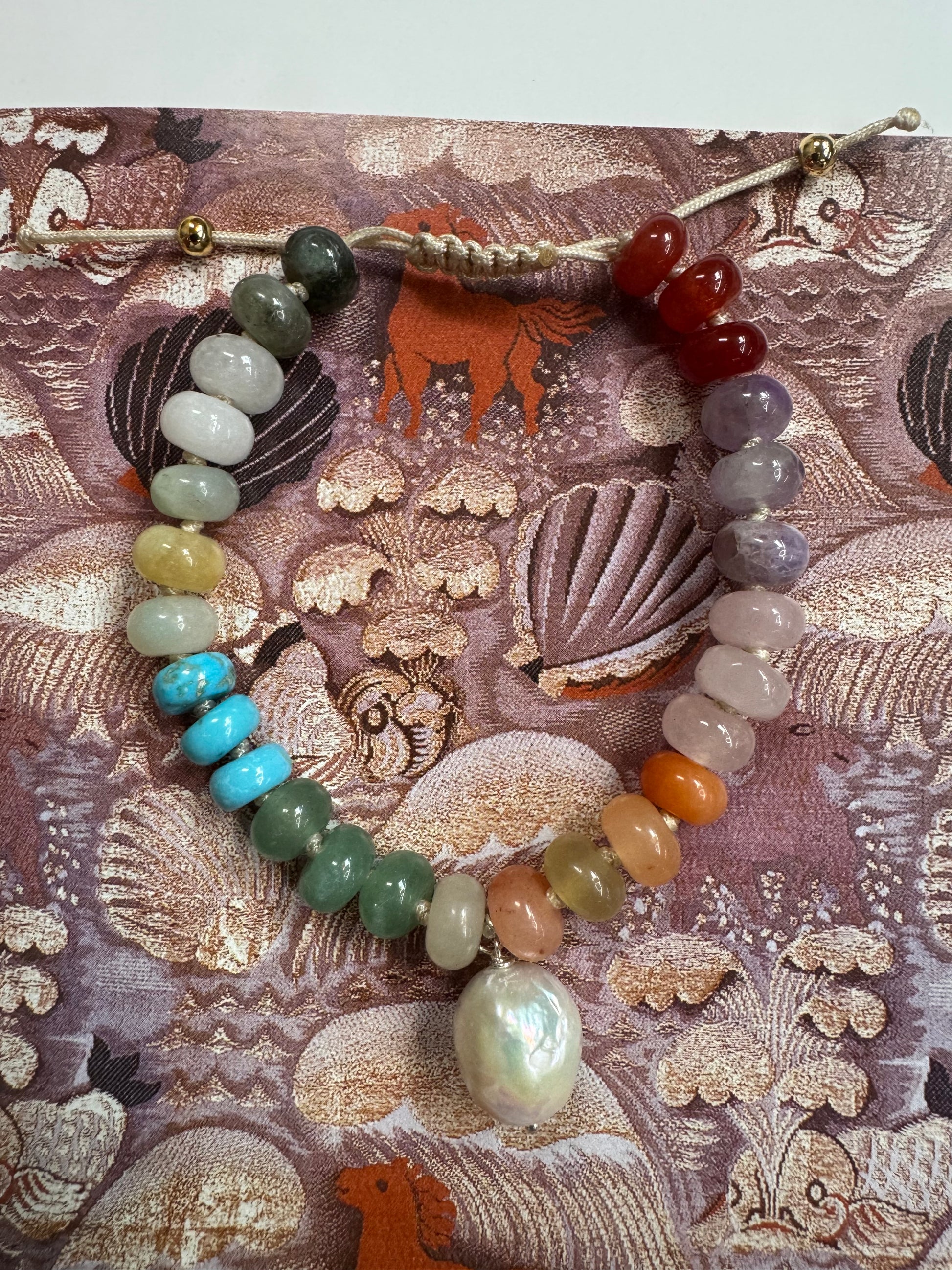 Global Wave Pearl Bracelet