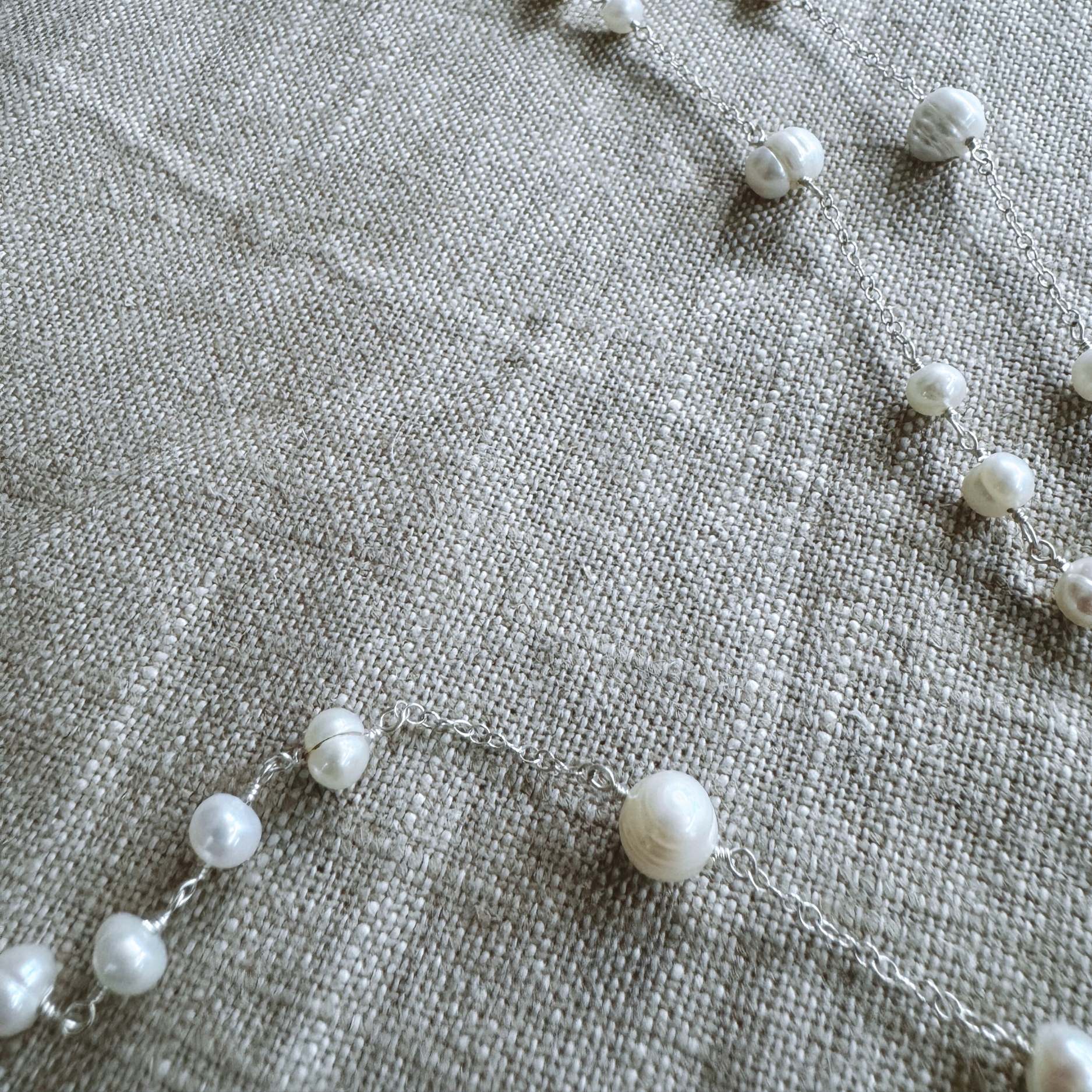 Pearls By The Yard Necklace