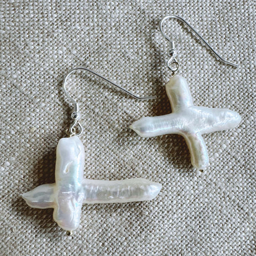 Astra Cross Earrings