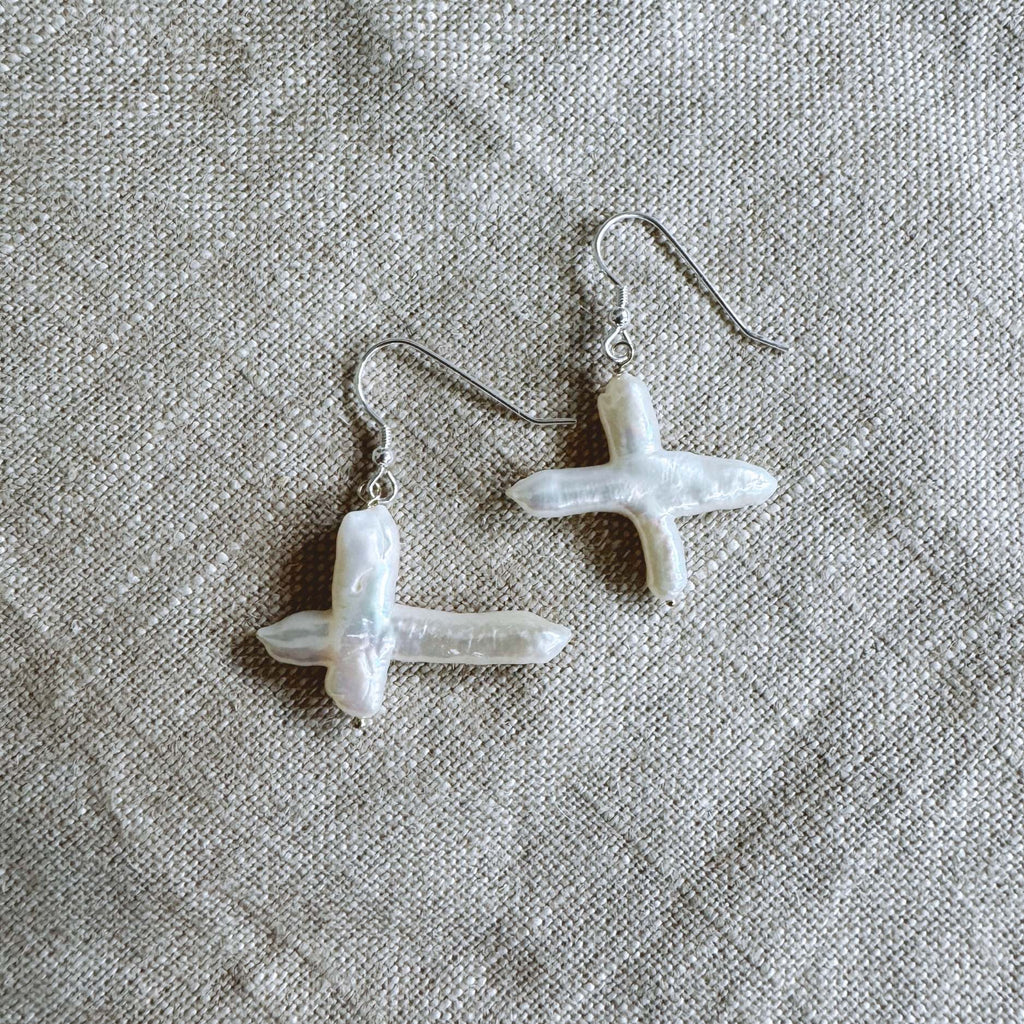 Astra Cross Earrings