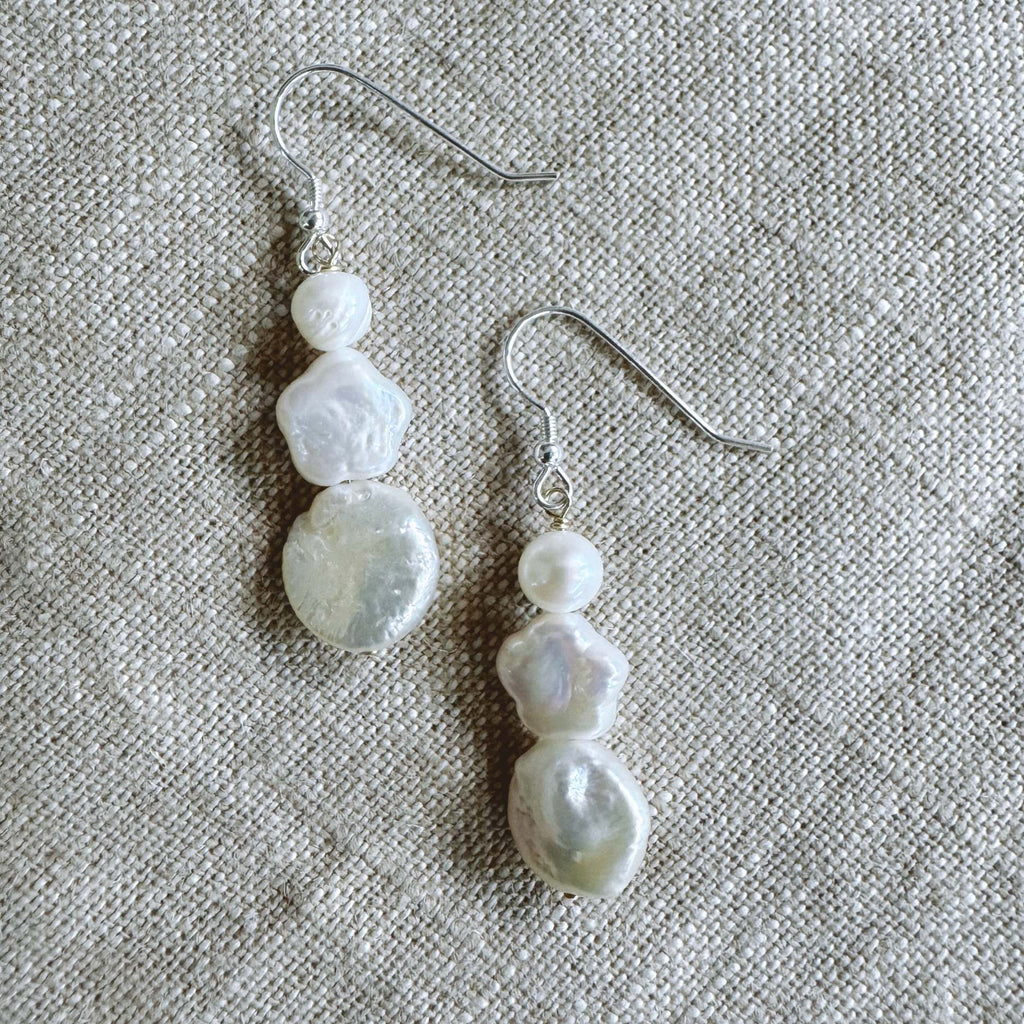 Lunar Pearl Earrings
