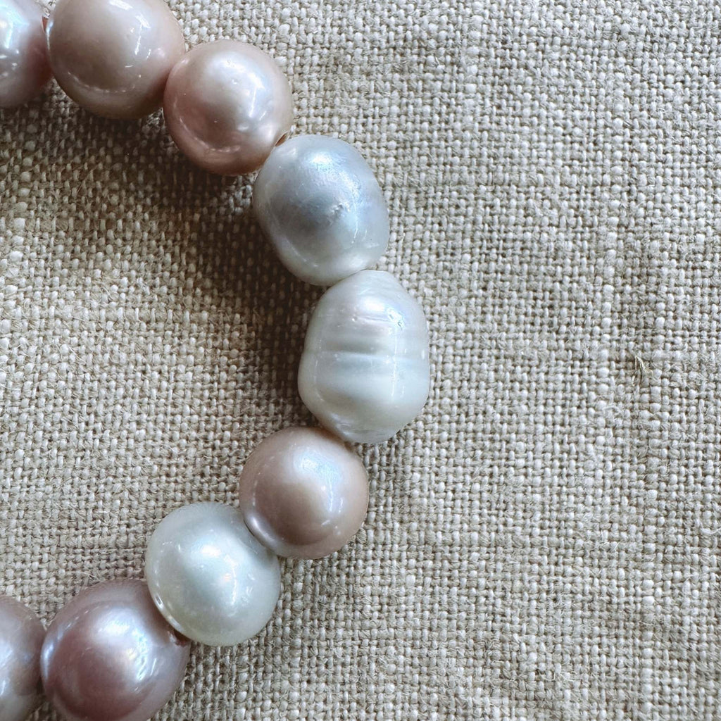 Pink Edison Stretch Bracelet