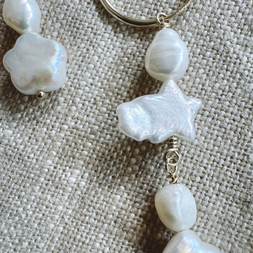 Baroque Freshwater Dangle Earrings