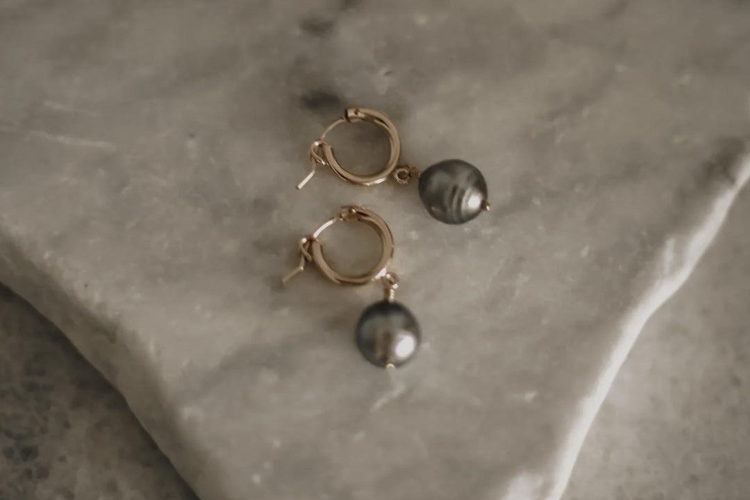 Petite Biltmore Hoops | Tahitian