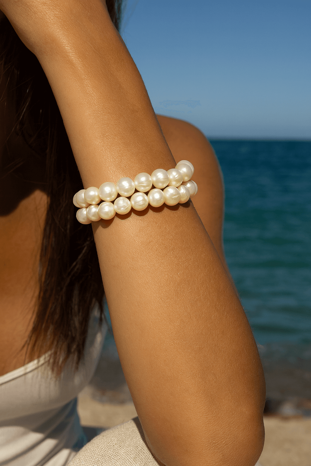 Eterna Pearl Stretch Bracelet