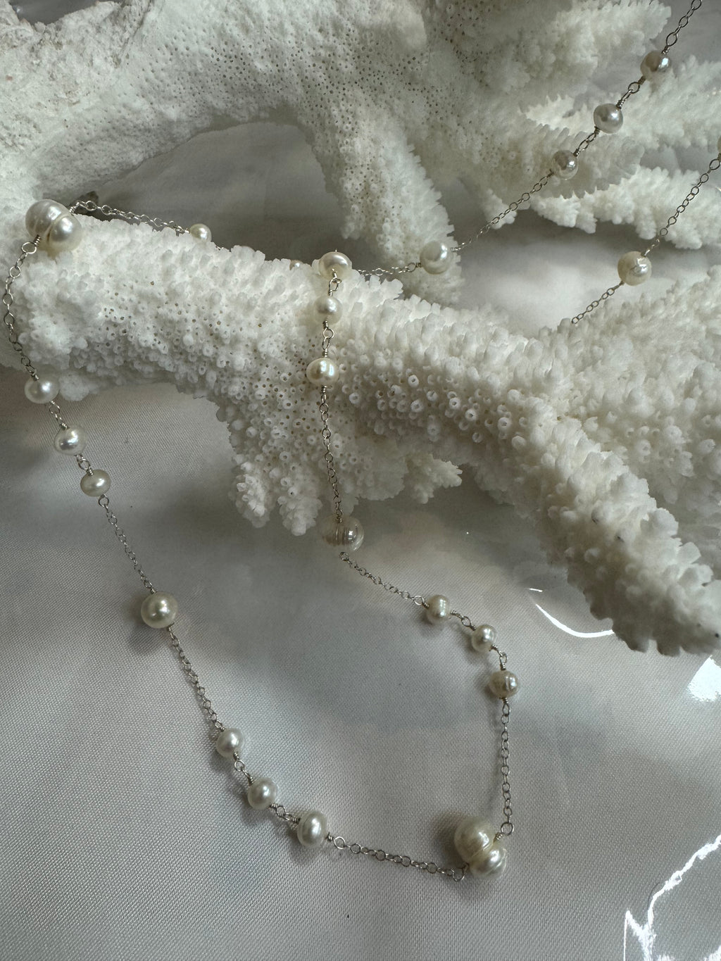 Pearls By The Yard Necklace