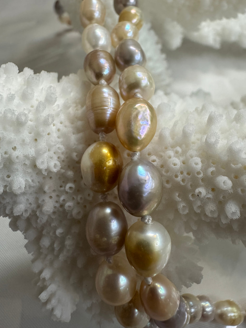 Blush Serenity Pearl Necklace