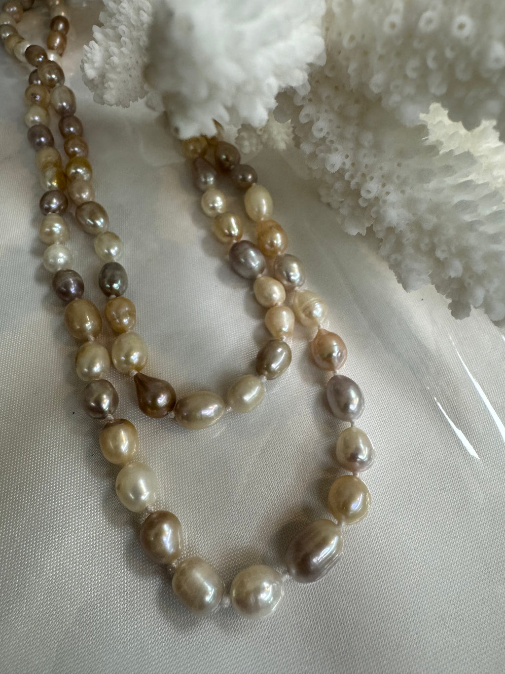Blush Serenity Pearl Necklace