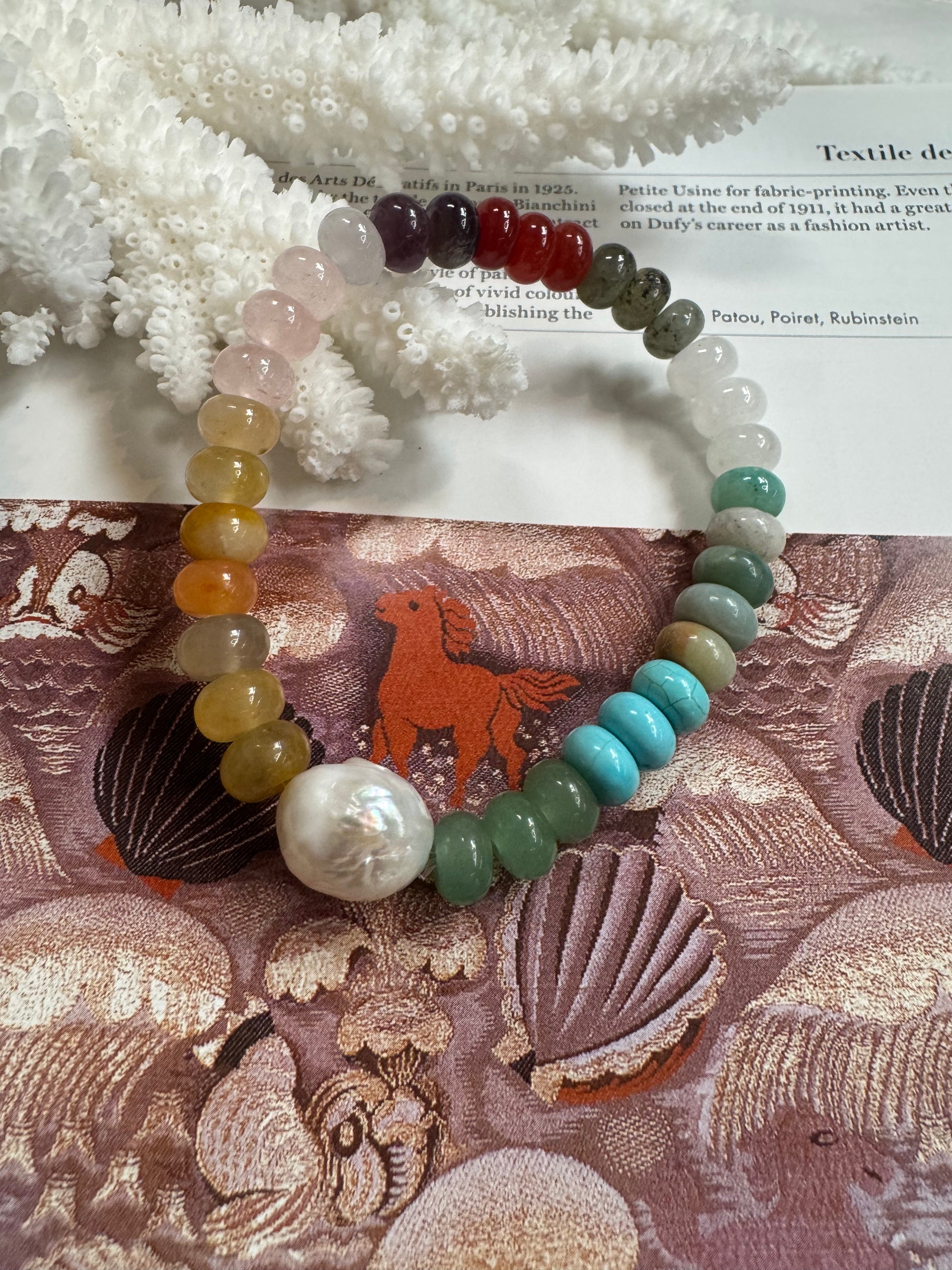 Global Wave Stretch Bracelet