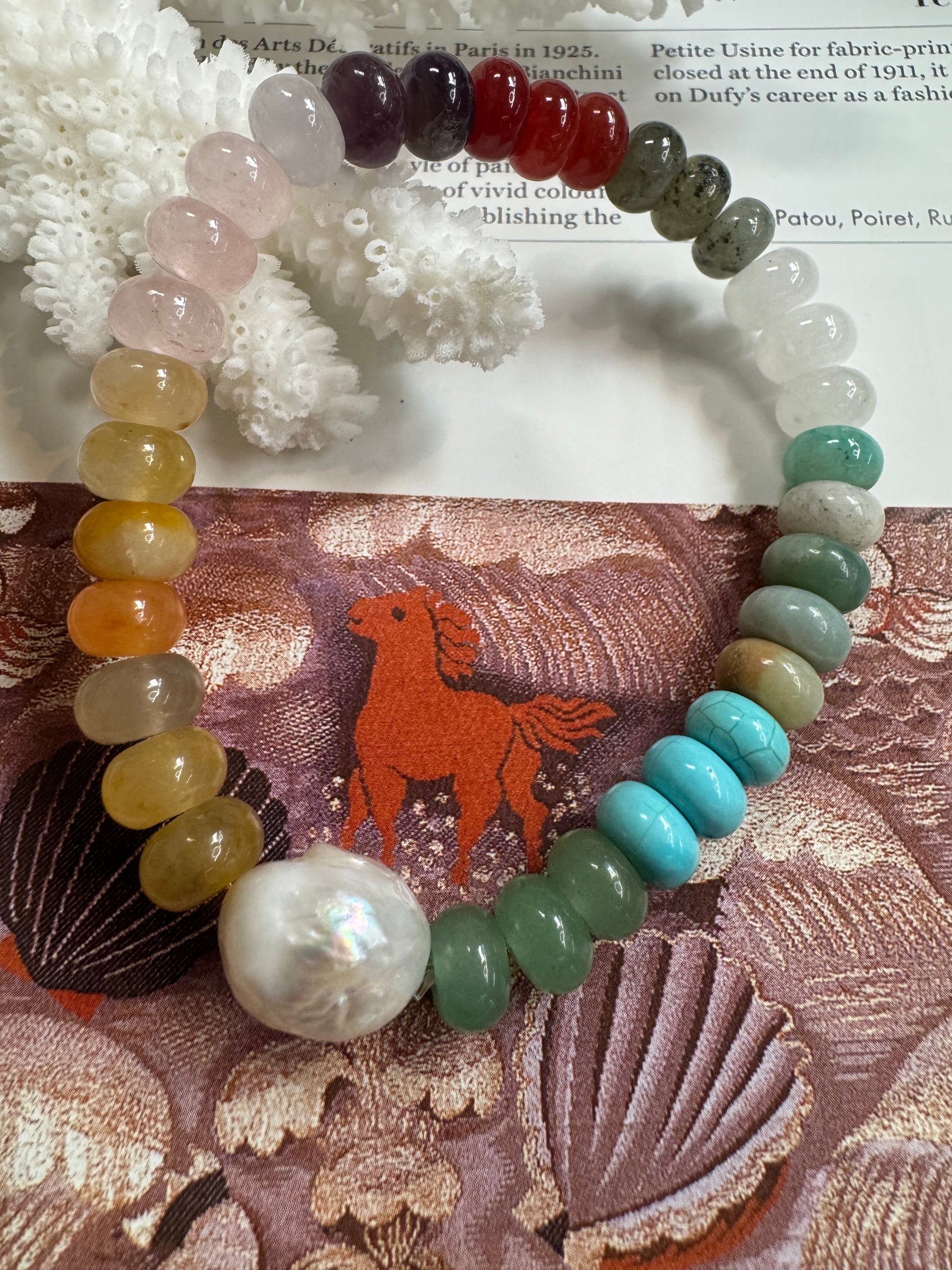 Global Wave Stretch Bracelet
