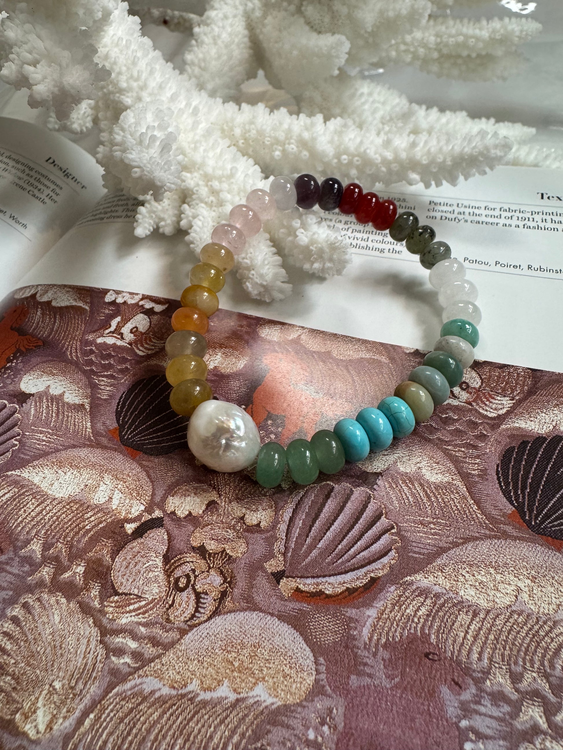 Global Wave Stretch Bracelet