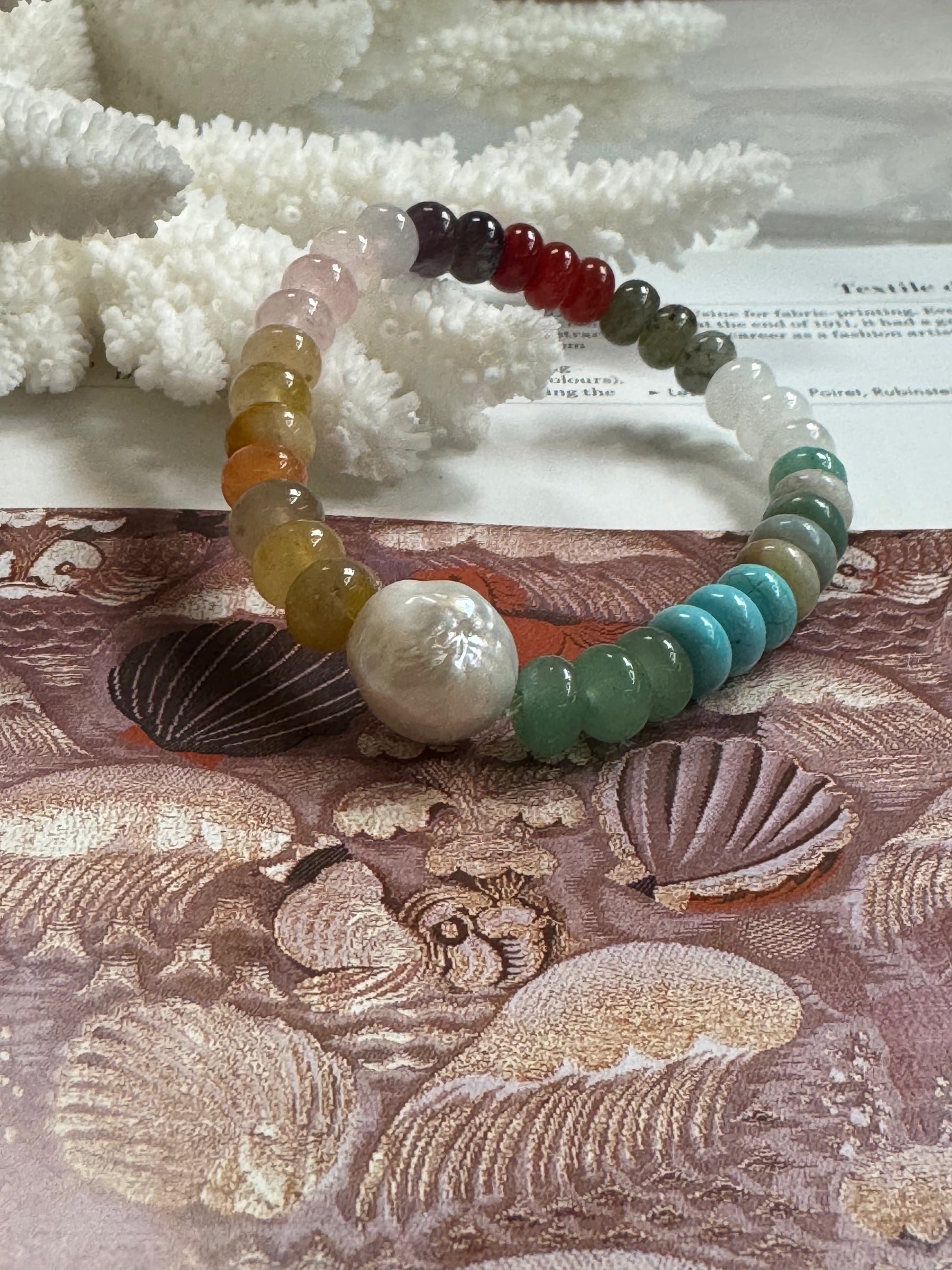 Global Wave Stretch Bracelet